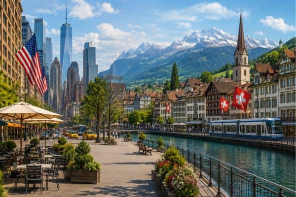 Difference between the USA and Switzerland
