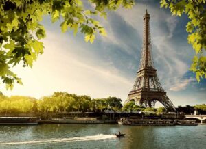 Eiffel Tower and River Seine