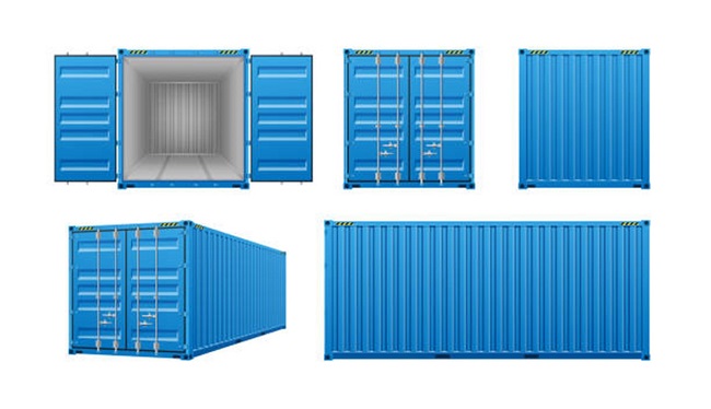 20 foot and 40 foot shipping containers