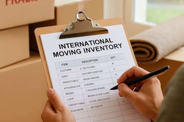 What to Include in Your International Moving Inventory (and Why It Matters)
