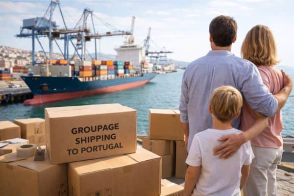 groupage shipping to portugal