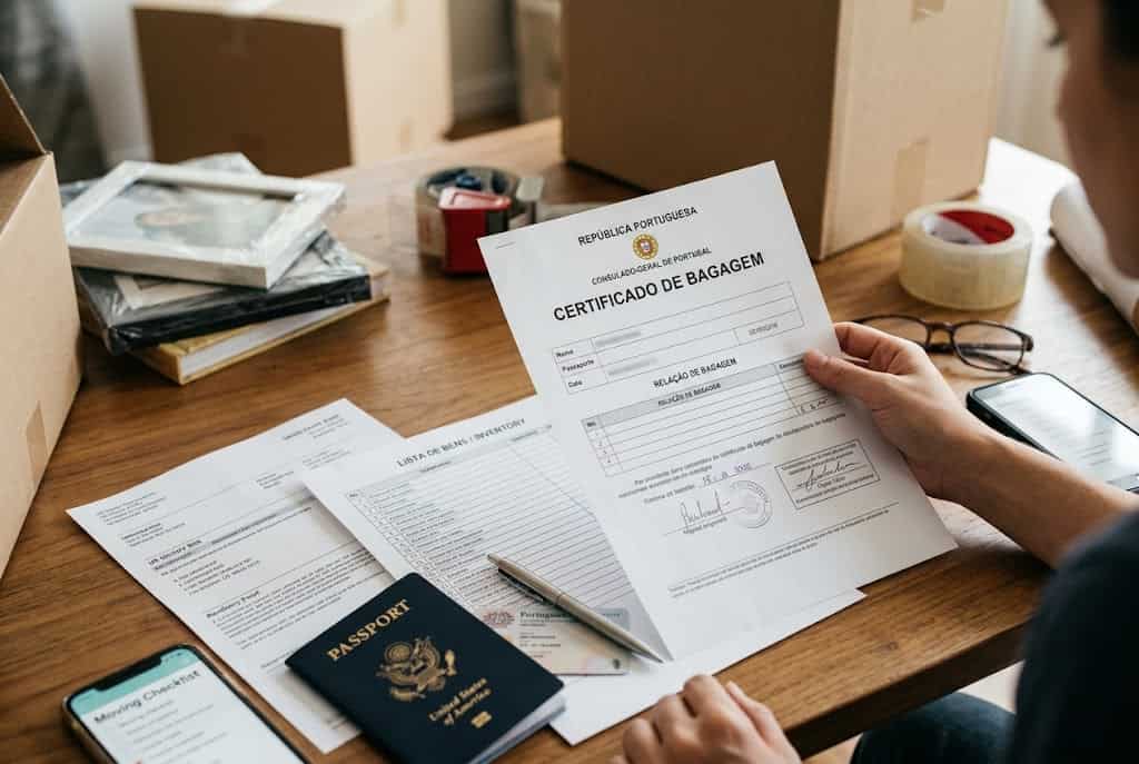 certificado de bagagem