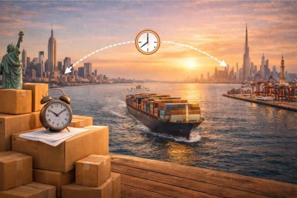 How Long Does It Take to Ship Household Goods from the USA to Dubai?