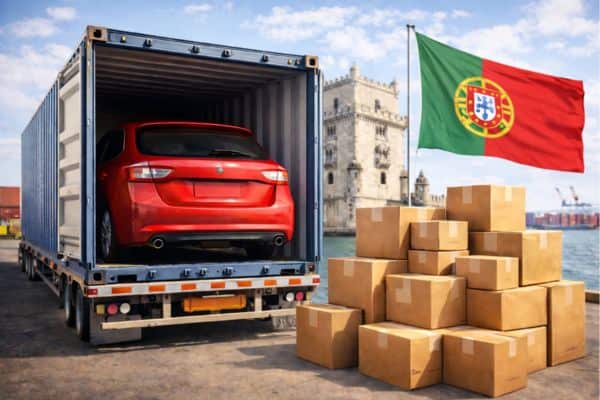 Can I Ship My Car to Portugal with My Household Goods?