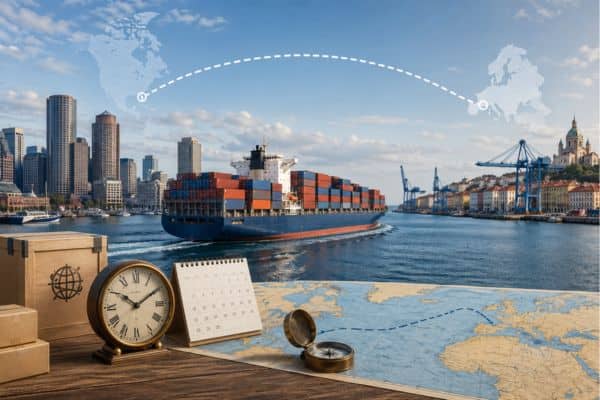 How Long Does Sea Freight from Boston to Europe Take?