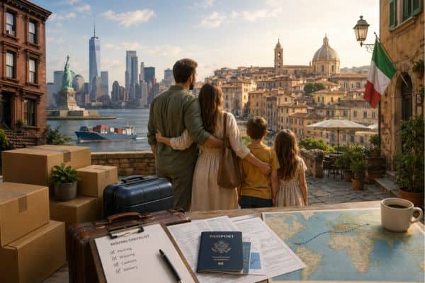 Moving from New York to Italy