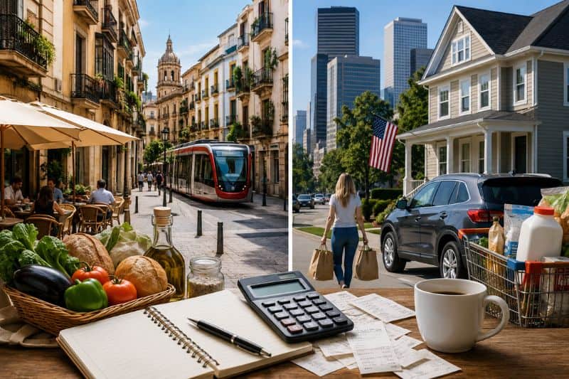 Cost of Living in Spain vs the USA: A Practical Comparison for Americans