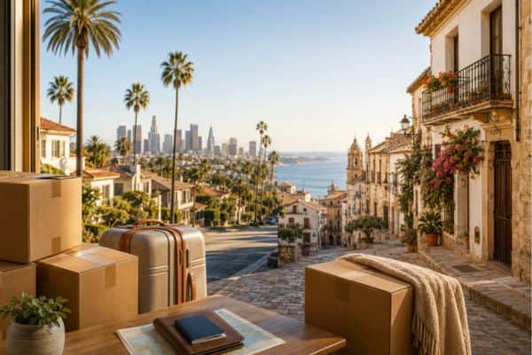 Moving from Los Angeles to Spain