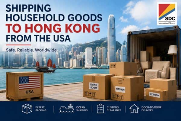 Shipping Household Goods to Hong Kong from the USA