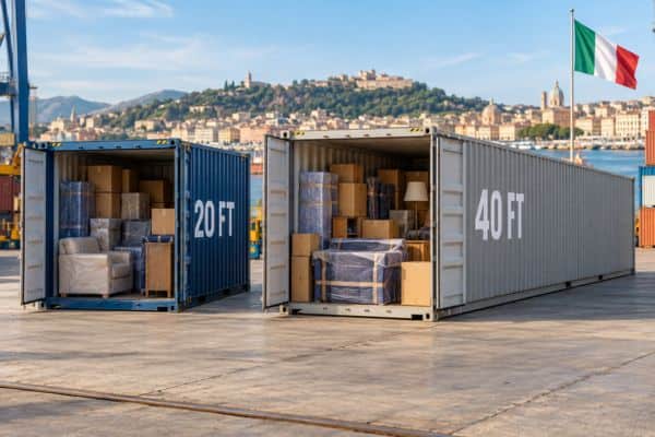 Do I Need a 20-Foot or 40-Foot Container to Move to Italy?