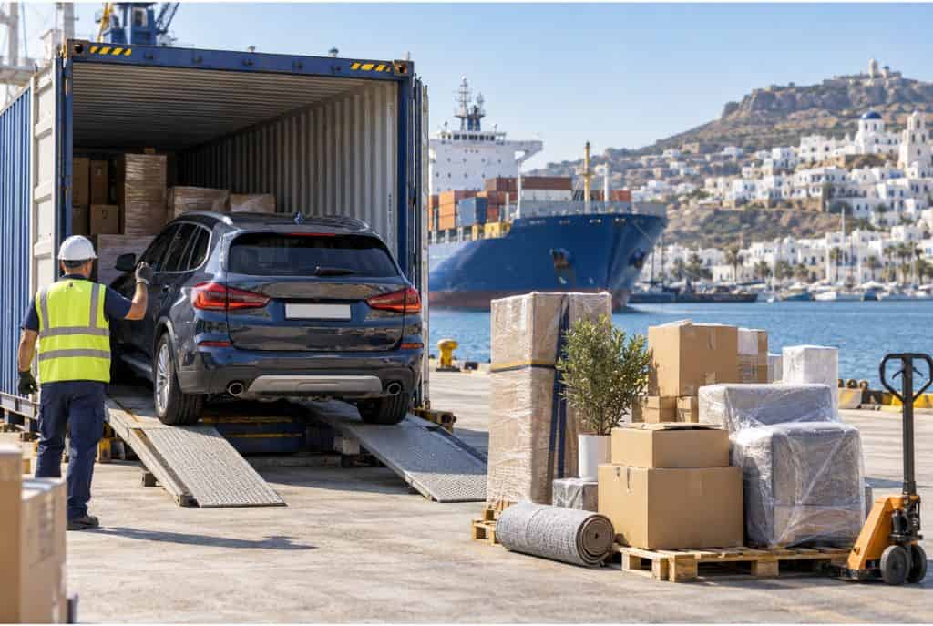 Shipping a Car to Greece With Your Household Goods